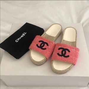 Chanel CC slides Sandals